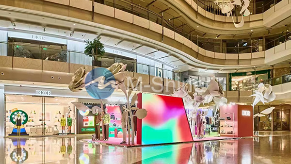 P3不規(guī)則LED顯示屏，迪奧專賣店，中國(guó)