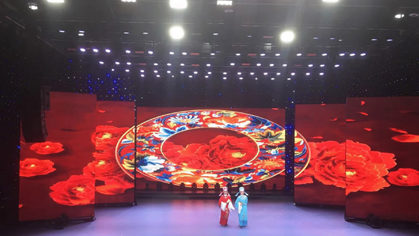 P3.9租賃LED顯示屏，湖南電視臺，中國
